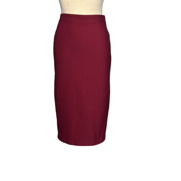 Forever 21 burgundy red pullover pencil skirt size small - Picture 1 of 13